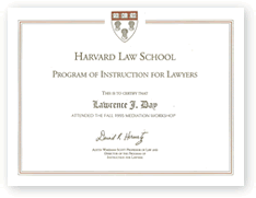 Harvard Certificate